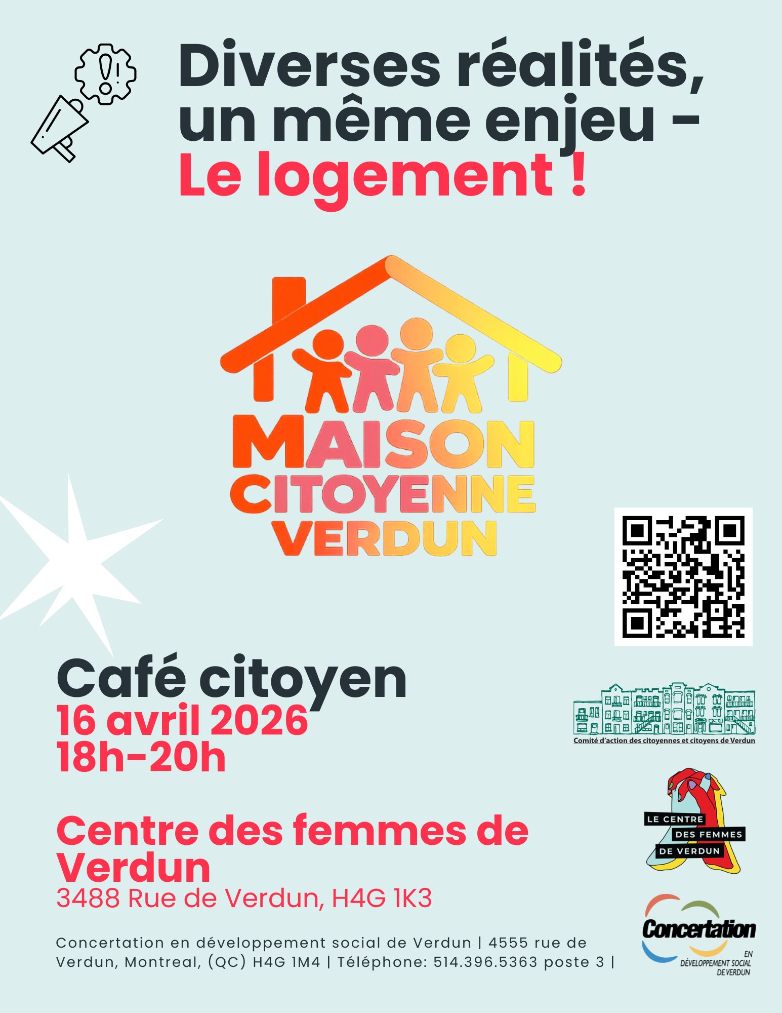 Café citoyen - Diverses réalités, un même enjeu : Le logement