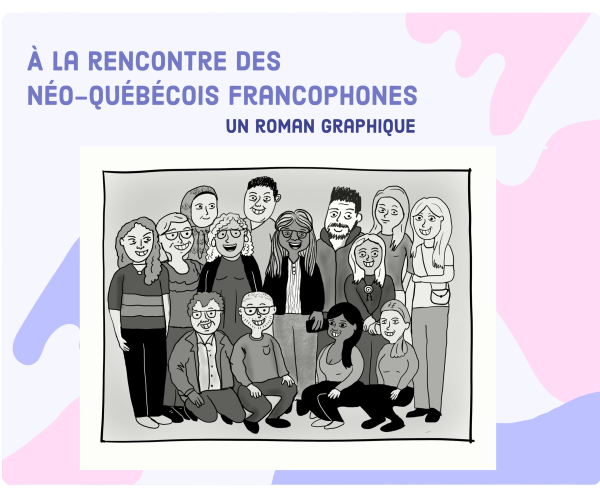 À la rencontre des néo-québécois un roman graphique - Cover